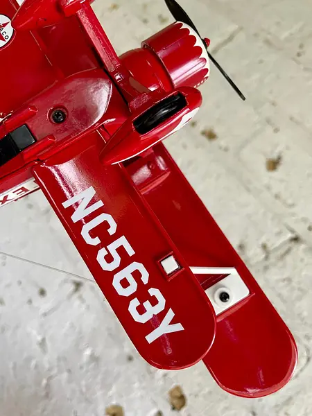 Avión De Colección Stearman Biplano - México 1995