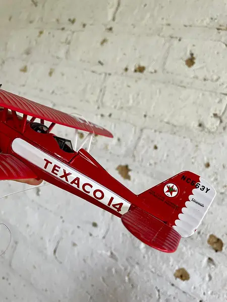 Avión De Colección Stearman Biplano - México 1995