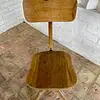 Silla De Mecanógrafo Giratoria Ajustable - Colombia 1930