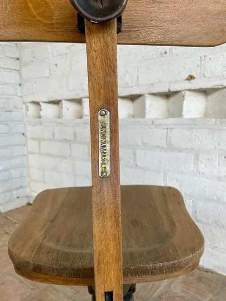 Silla De Mecanógrafo Giratoria Ajustable - Colombia 1930