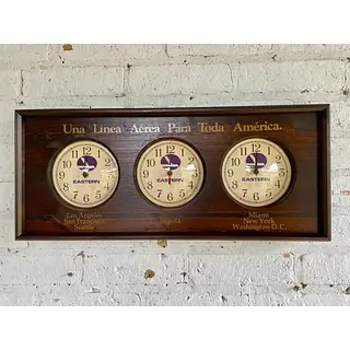 Reloj De Aeropuerto Eastern Air Lines - U.S.A. 1983