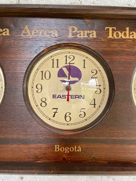 Reloj De Aeropuerto Eastern Air Lines - U.S.A. 1983