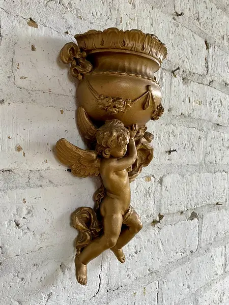 Querubín En Resina 1970