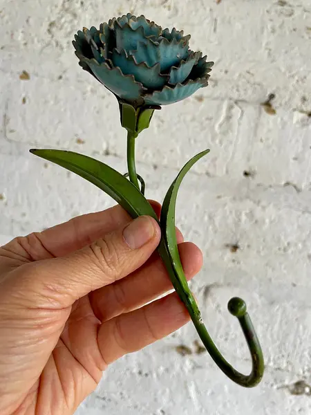 Clavel Metálico Con Gancho De Colgar - Italia 1980