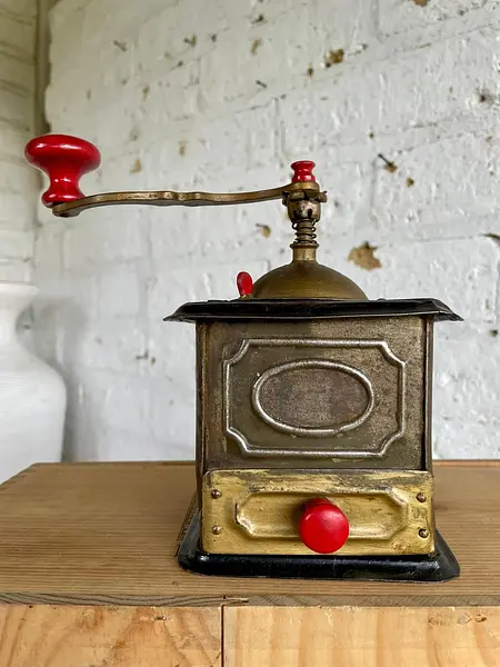 Molino De Café Con Manivela - Alemania 1920