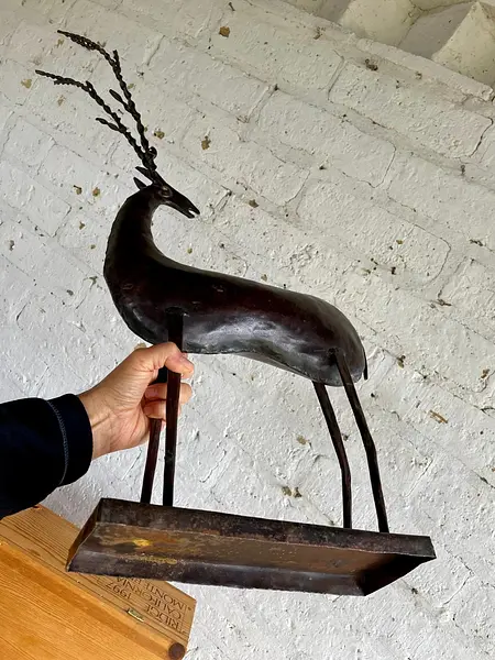 Escultura De Antílope Charles Marcak - U.S.A. 1989