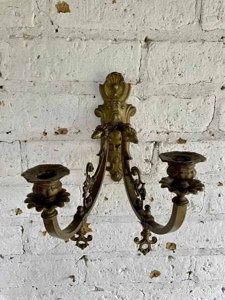 Candelabro De Pared Dos Brazos