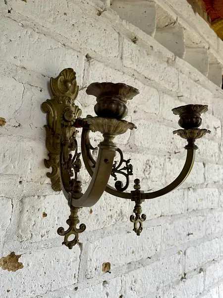 Candelabro De Pared Dos Brazos