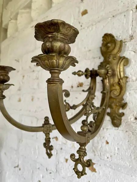 Candelabro De Pared Dos Brazos