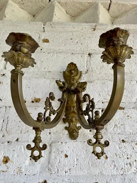 Candelabro De Pared Dos Brazos