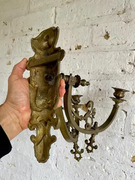 Candelabro De Pared Dos Brazos