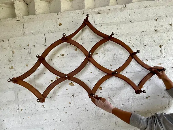 Perchero Expandible Ajustable 13 Colgadores - U.S.A. 1880