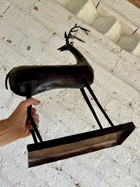 Escultura De Antílope Charles Marcak - U.S.A. 1989