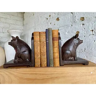 Cerdos Tranca Libros En Resina - U.S.A. 198