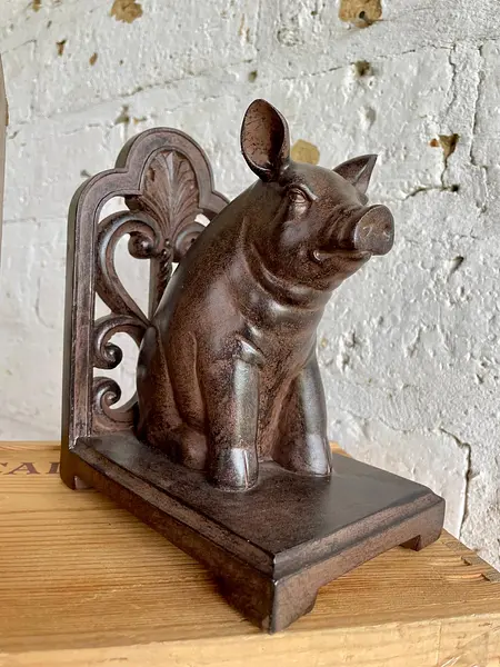 Cerdos Tranca Libros En Resina - U.S.A. 198