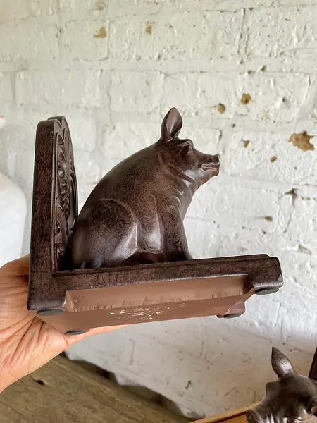 Cerdos Tranca Libros En Resina - U.S.A. 198