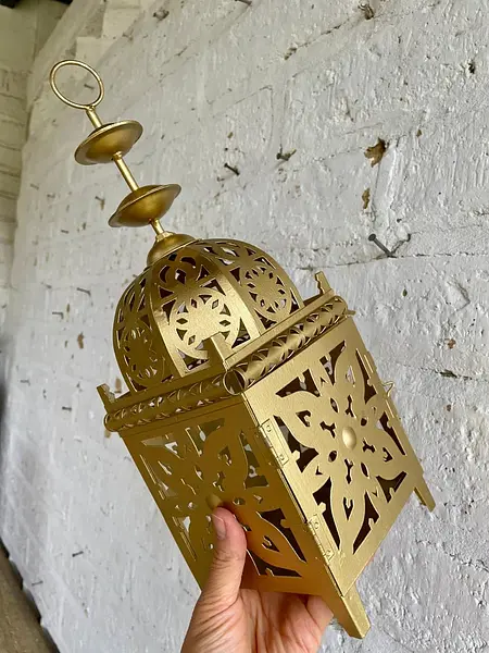 Farol Metálco Estilo Marroquí