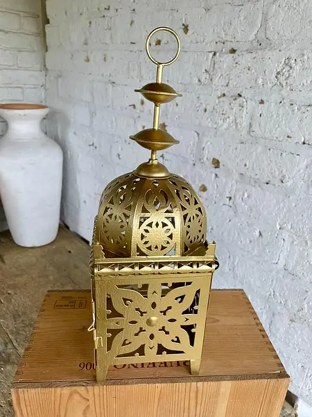 Farol Metálco Estilo Marroquí