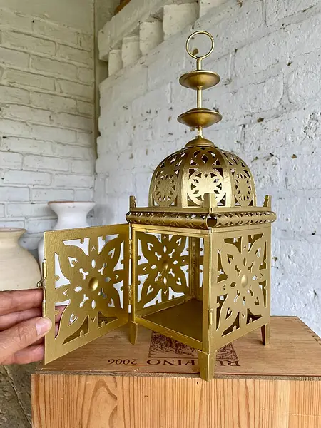 Farol Metálco Estilo Marroquí