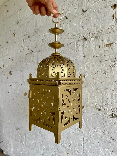 Farol Metálco Estilo Marroquí