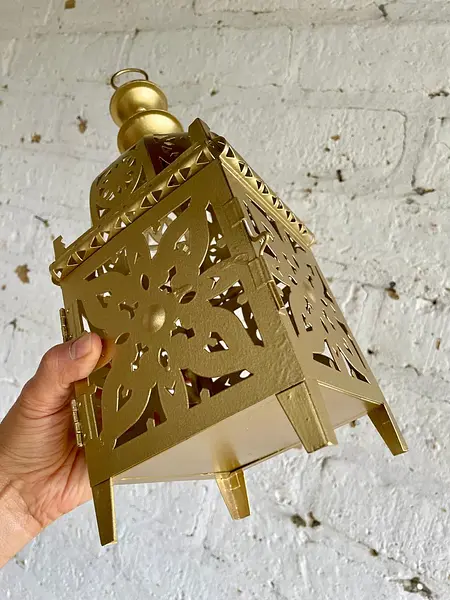 Farol Metálco Estilo Marroquí