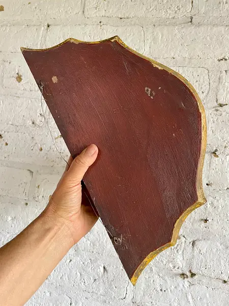 Repisa En Madera Tallada - Colombia 1900