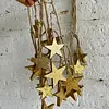 Guirnalda Rústica Con 16 Estrellas De Madera Brillantes