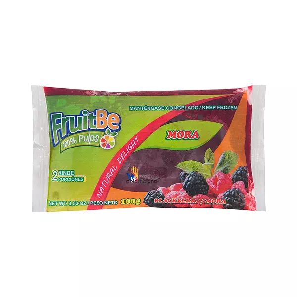 Pulpa de Fruta Mora de 100gr Fruitbe