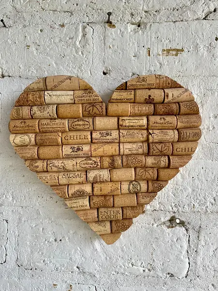 Tablero De Corcho En Forma De Corazón