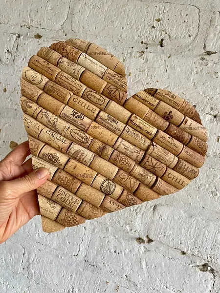 Tablero De Corcho En Forma De Corazón