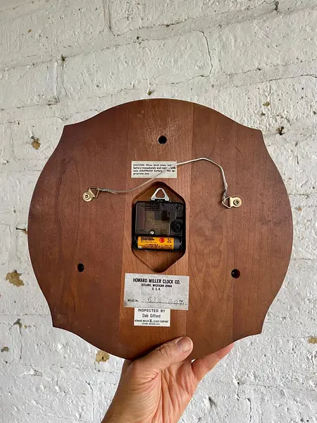 Reloj De Pared De Cuarzo Howard Miller - U.S.A. 1990