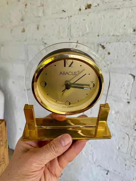 Reloj Abacus Con Alarma - Alemania Occidental 1960