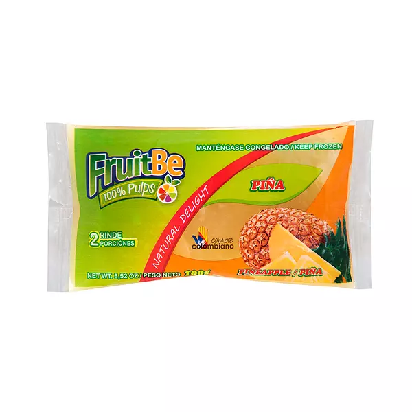 Pulpa de Fruta Piña de 100gr Fruitbe