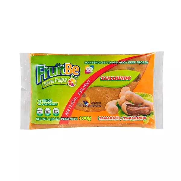 Pulpa de Fruta Tamarindo de 100gr Fruitbe