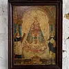Virgen De Los Desamparados Cuadro Rústico - Colombia 1940