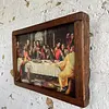 Ultima Cena Cuadro Rústico - Colombia 1960