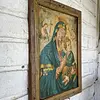 Virgen Del Perpetuo Socorro Cuadro Rustico - Colombia 1950