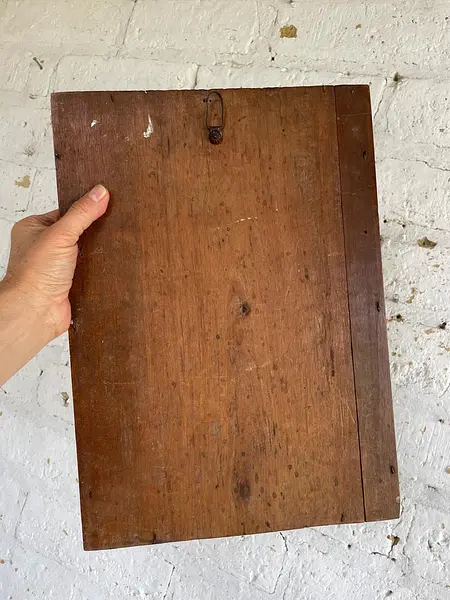 Virgen Del Perpetuo Socorro Cuadro Rustico - Colombia 1950