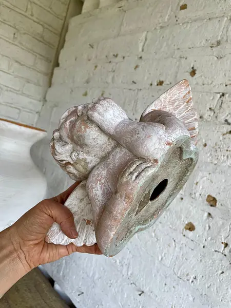 Angel Artesanal En Terracota