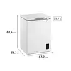 Congelador Electrolux 141l Frost Inverter Blanco