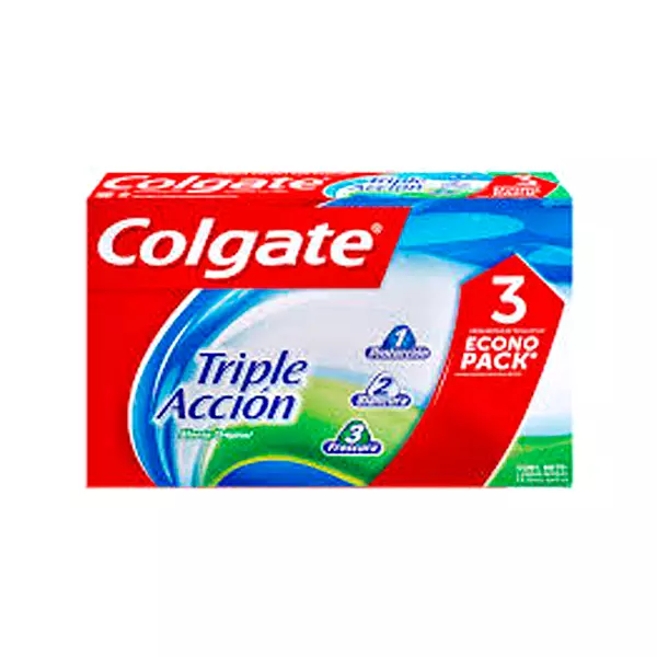 Crema Dental Colgate Triple Accion Menta Original Econopack