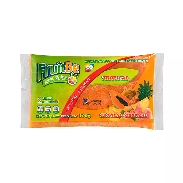 Pulpa de Fruta Tropical de 100gr Fruitbe