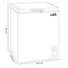 Congelador Kalley Dual 99 Litros Inverter