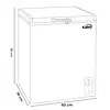 Congelador Inverter Kalley Dual 143 Litros