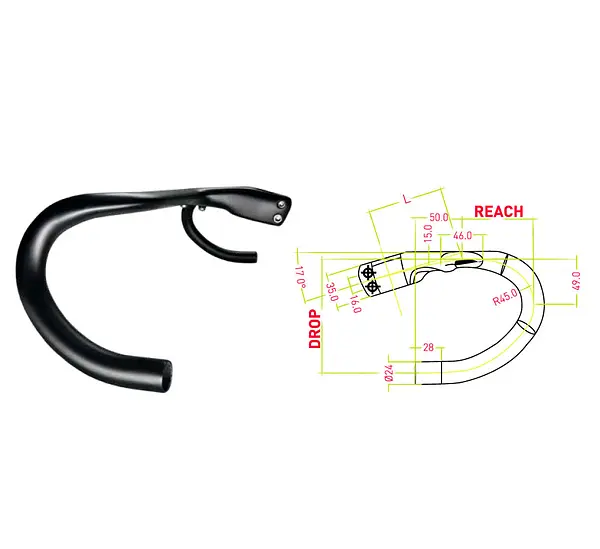 Manillar De Gravel Integrado En Carbono 355 Gr 400* 90 Mm