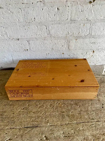 Caja De Vinos Rectangular - California 1997