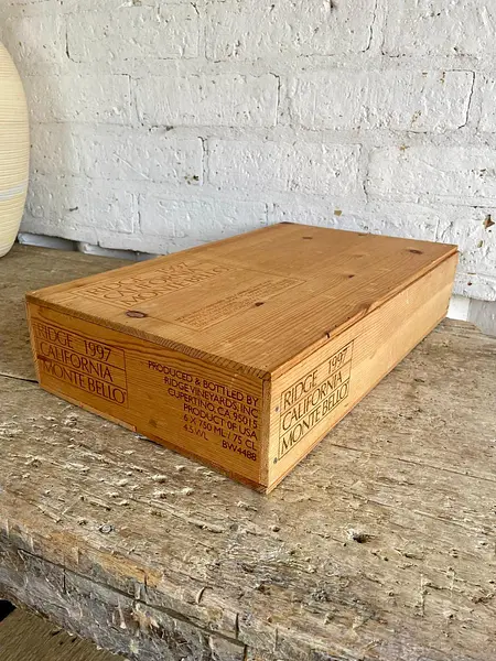 Caja De Vinos Rectangular - California 1997