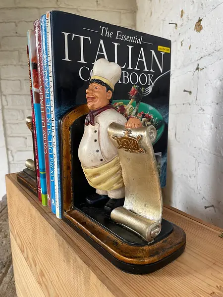 Tranca Libros Con Figura De Chef