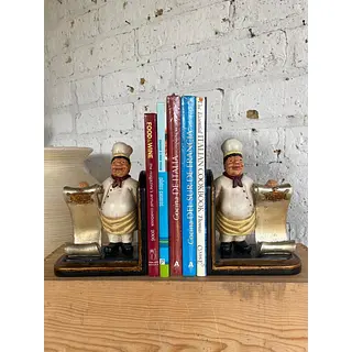 Tranca Libros Con Figura De Chef