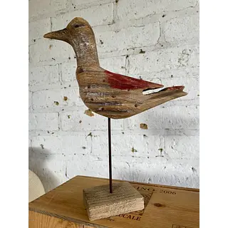 Gaviota De Madera Artesanal